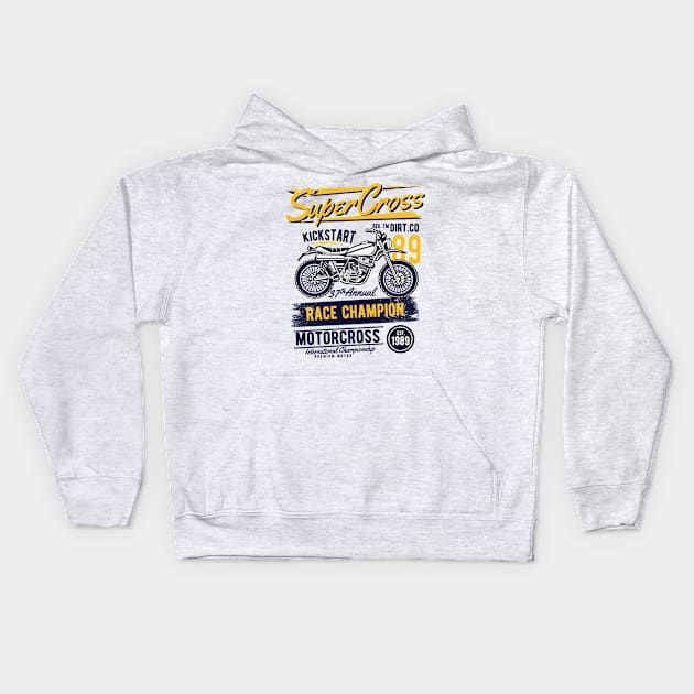 SuperCross Kids Hoodie by PaunLiviu